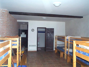 Interior albergue