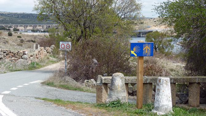 Camino de Santiago en Ávila.