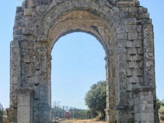 Arco romano de Cáparra, Vía de la Plata