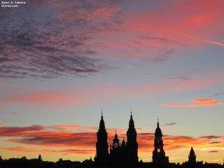 Atardecer en Santiago