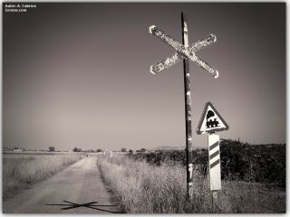 De camino a Puebla de Sancho Pérez, Vía de la Plata