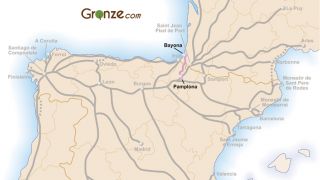 Mapa del Camino de Baztan