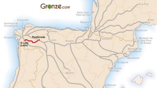 Mapa del Camino de Invierno