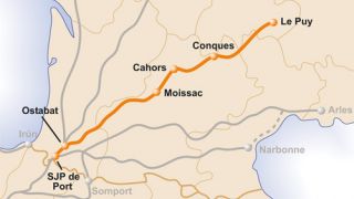 Mapa del Camino de Le Puy