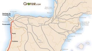 Mapa del Camino Portugués