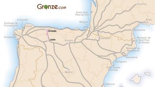 Mapa del Camino del Salvador