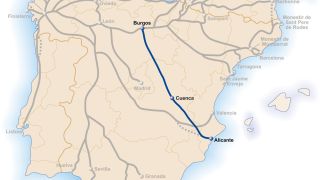 Mapa del Camino de la Lana