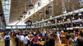 El mercado da Ribeira en Lisboa