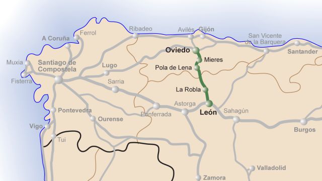 Mapa del Camino del Salvador