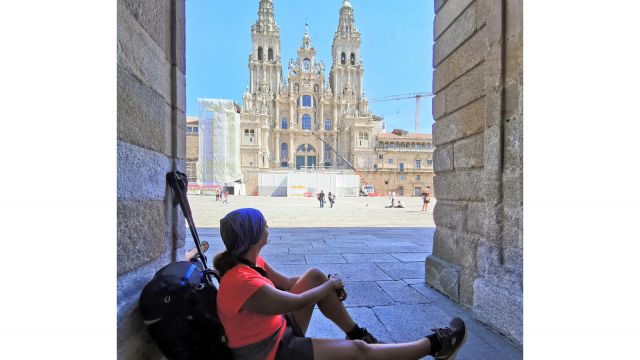 Llegada a Santiago de Compostela