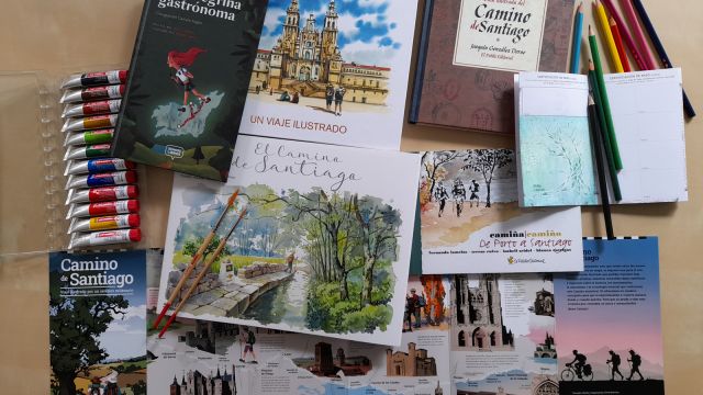 Guías ilustradas del Camino de Santiago.