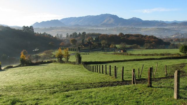 San Lázaro de Paniceres, la zona afectada del Camino Primitivo por la Ronda Norte.