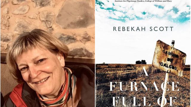 Rebekah Scott y la portada de su libro