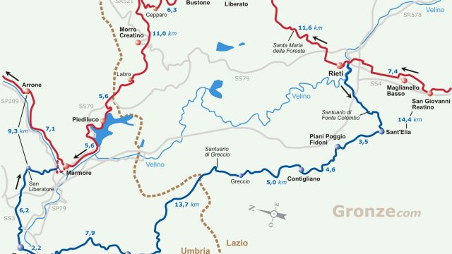 Variante de Greccio y Terni Variante de Greccio y Terni