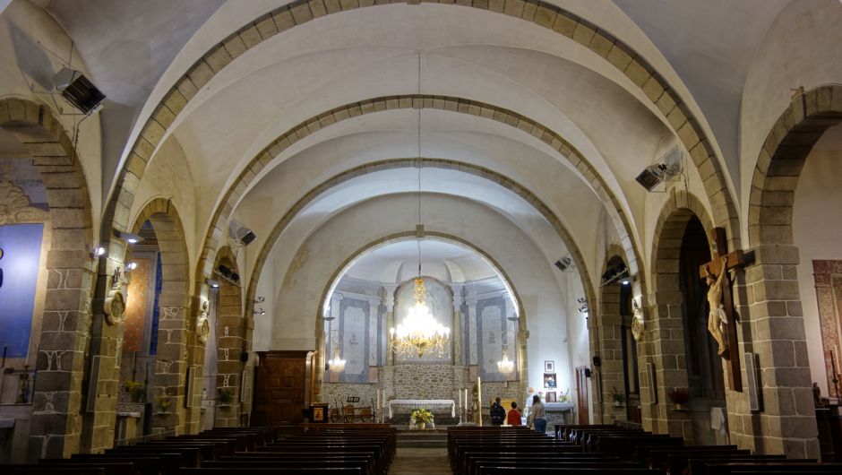 Interior de la iglesia de Nôtre-Dame de l’Assomption, Anglès