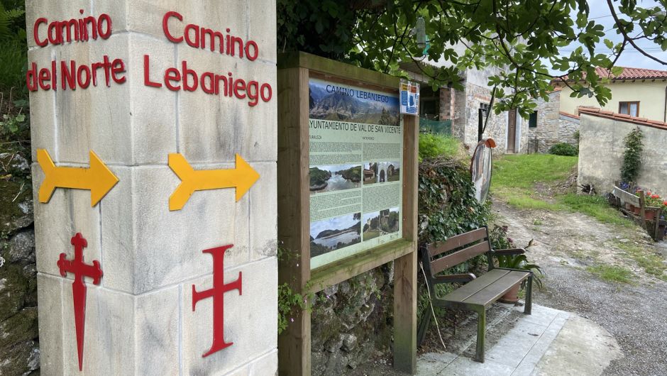 Bifurcación Norte-Lebaniego en Muñorrodero