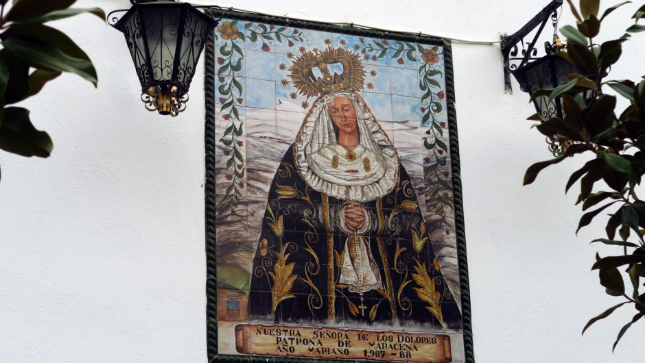 Mural de azulejos de la virgen de los Dolores, Maracena