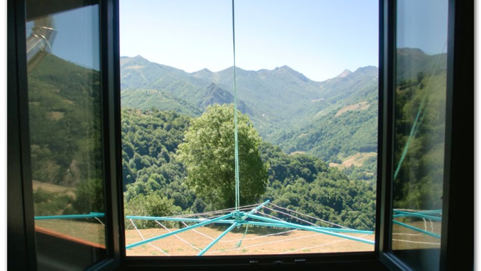Vista desde el albergue de Pajares