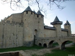 Puerta de acceso a la Cité (Ciudadela) de Carcassonne