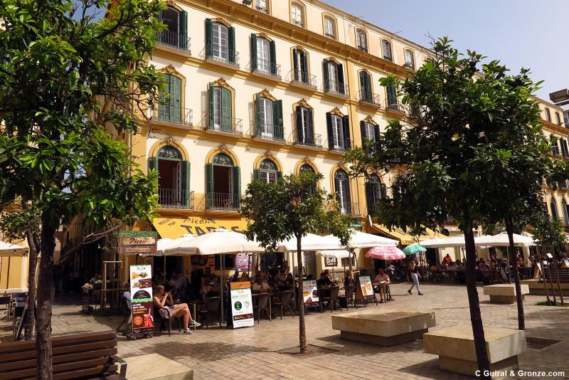 Casa natal de Picasso en la plaza de la Merced, Málaga Casa natal de Picasso en la plaza de la Merced, Málaga