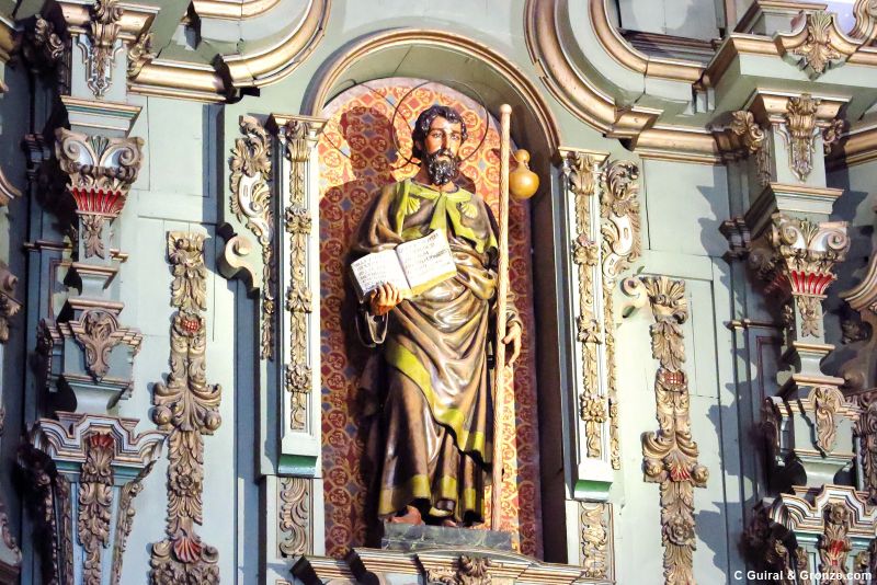 Imagen del Apóstol en la iglesia de Santiago, Málaga Imagen del Apóstol en la iglesia de Santiago, Málaga