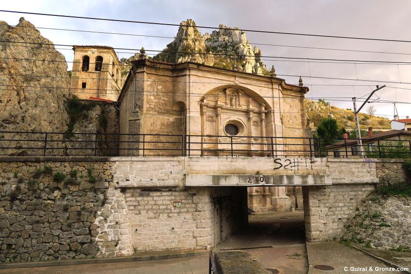 Iglesia de San Nicolás y viaducto del tren, Pancorbo Iglesia de San Nicolás y viaducto del tren, Pancorbo