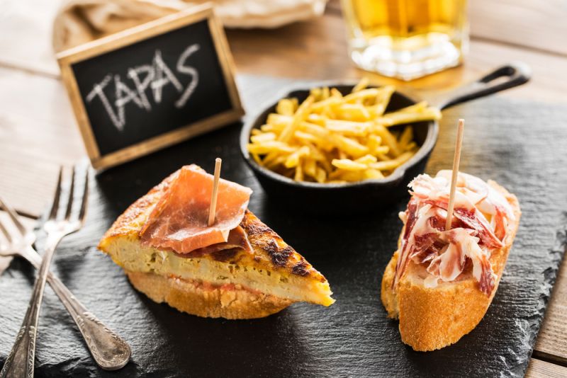 Típicas tapas españolas