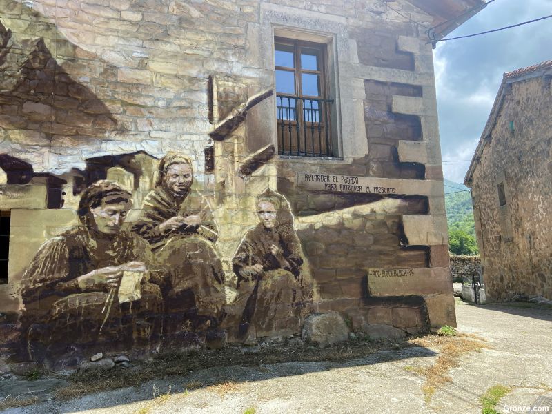 Ilustración en el albergue de Cicera