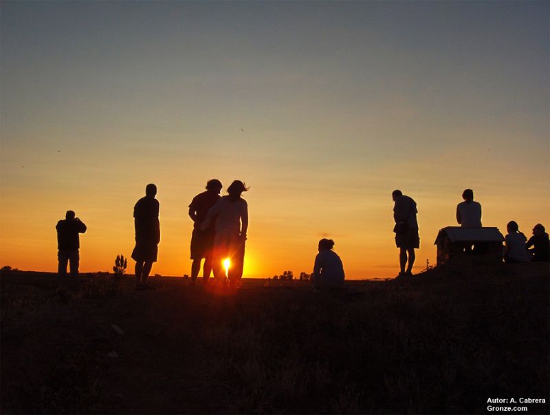 Atardecer en Bercianos