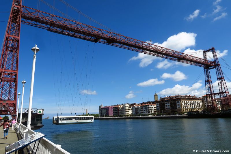 Barquilla del Puente Colgante entre Getxo y Portugalete