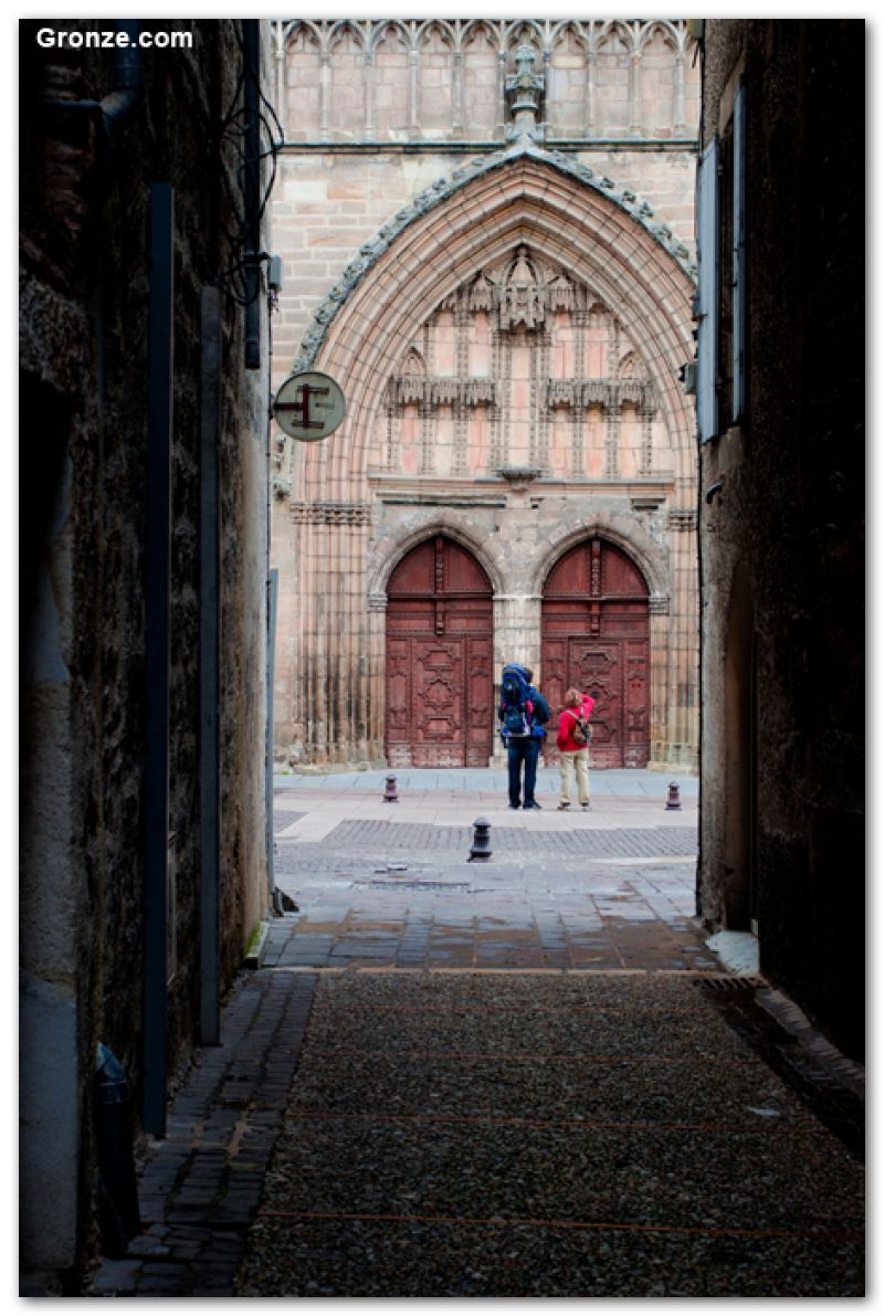 Portada de la catedral de Cahors