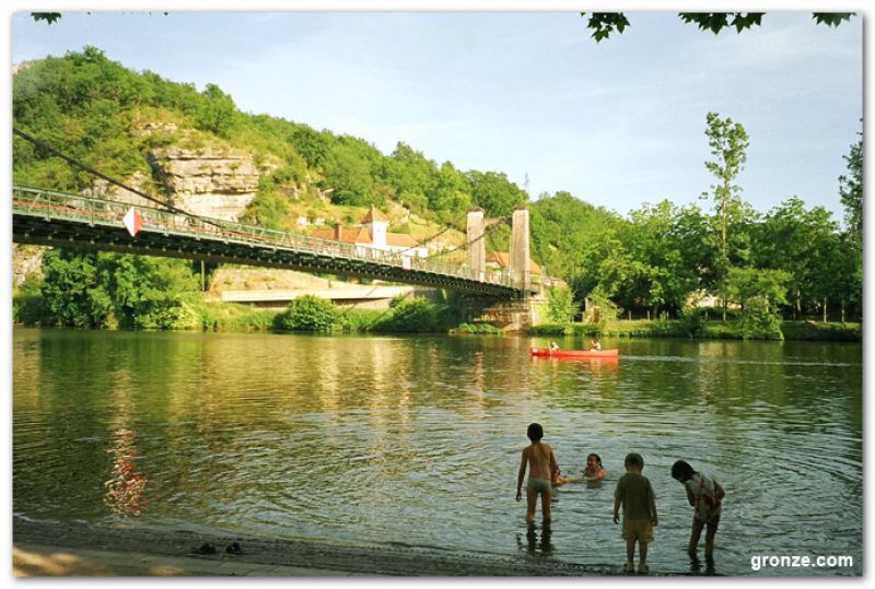 El río Lot, Cajarc El río Lot, Cajarc