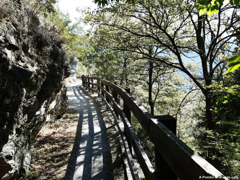 Senda panorámica, de Châtillon a Saint-Vincent