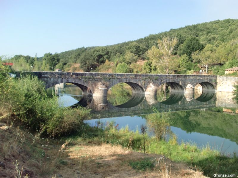Puente romano de Mercadillo, sobre el río Esla