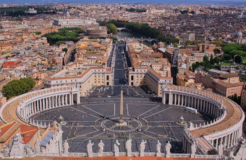Ciudad del Vaticano desde la basílica San Pietro