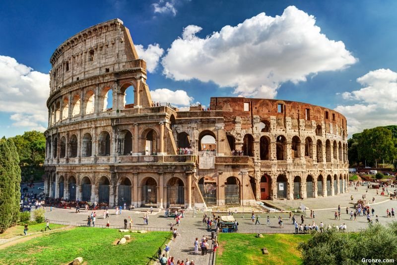 Coliseo de Roma, anfiteatro del Imperio Romano