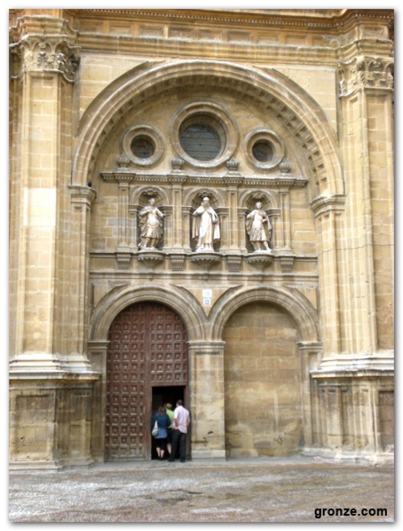 Entrada a la catedral, Santo Domingo de la Calzada