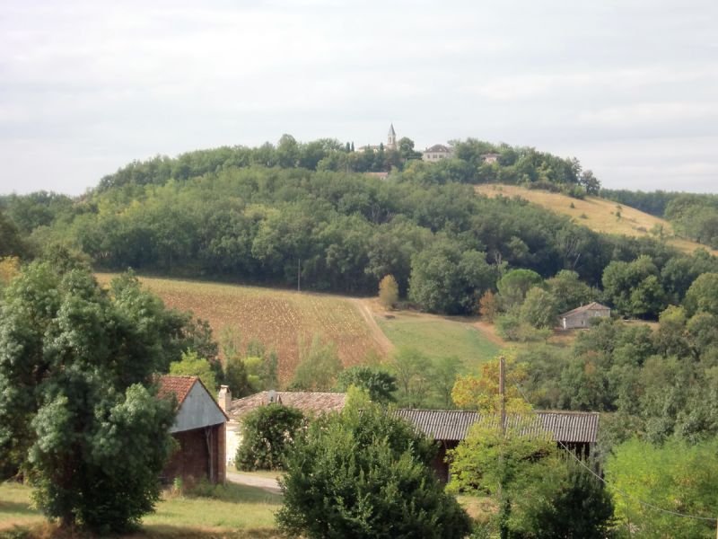 De camino a Lauzerte De camino a Lauzerte
