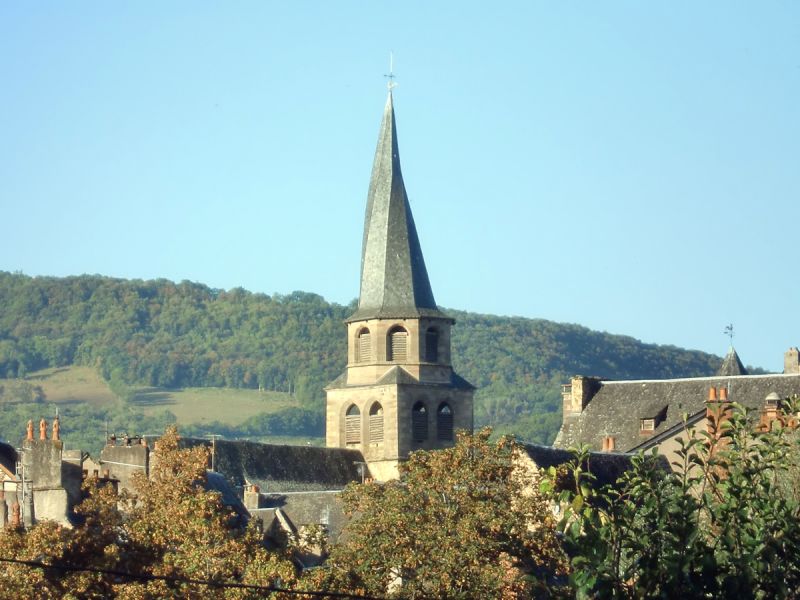 Campanario de la iglesia de Saint-Côme-d'Olt