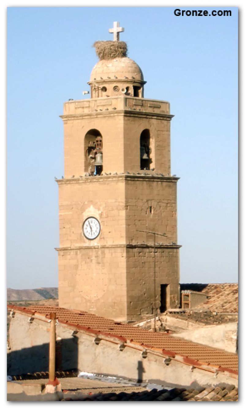 Torre de la iglesia de Escatrón