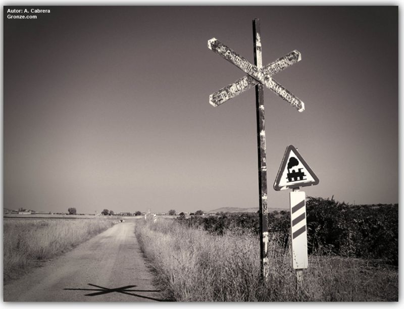 De camino a Puebla de Sancho Pérez, Vía de la Plata