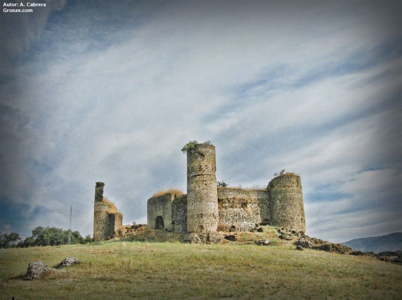 Castillo de Las Torres de Monesterio, Vía de la Plata