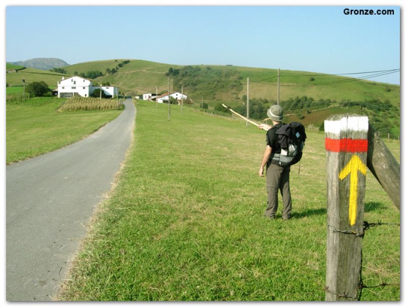 Salida de Zumaia, Camino del Norte