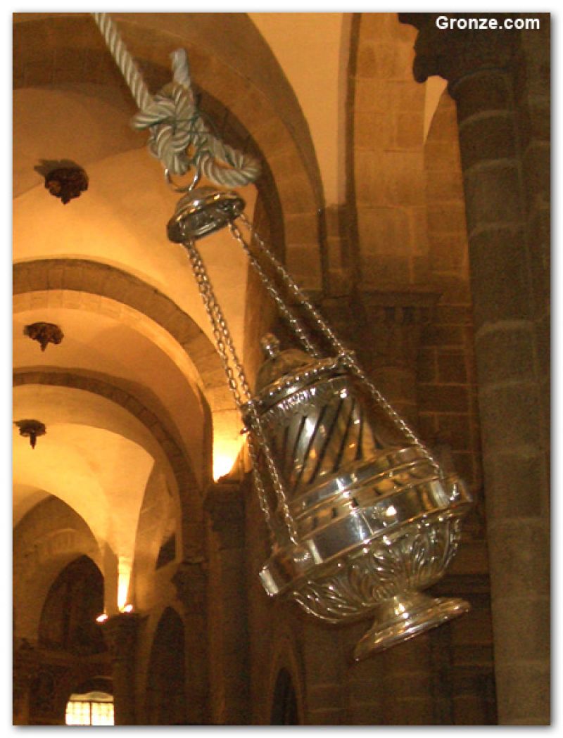 El botafumeiro de la Catedral de Santiago