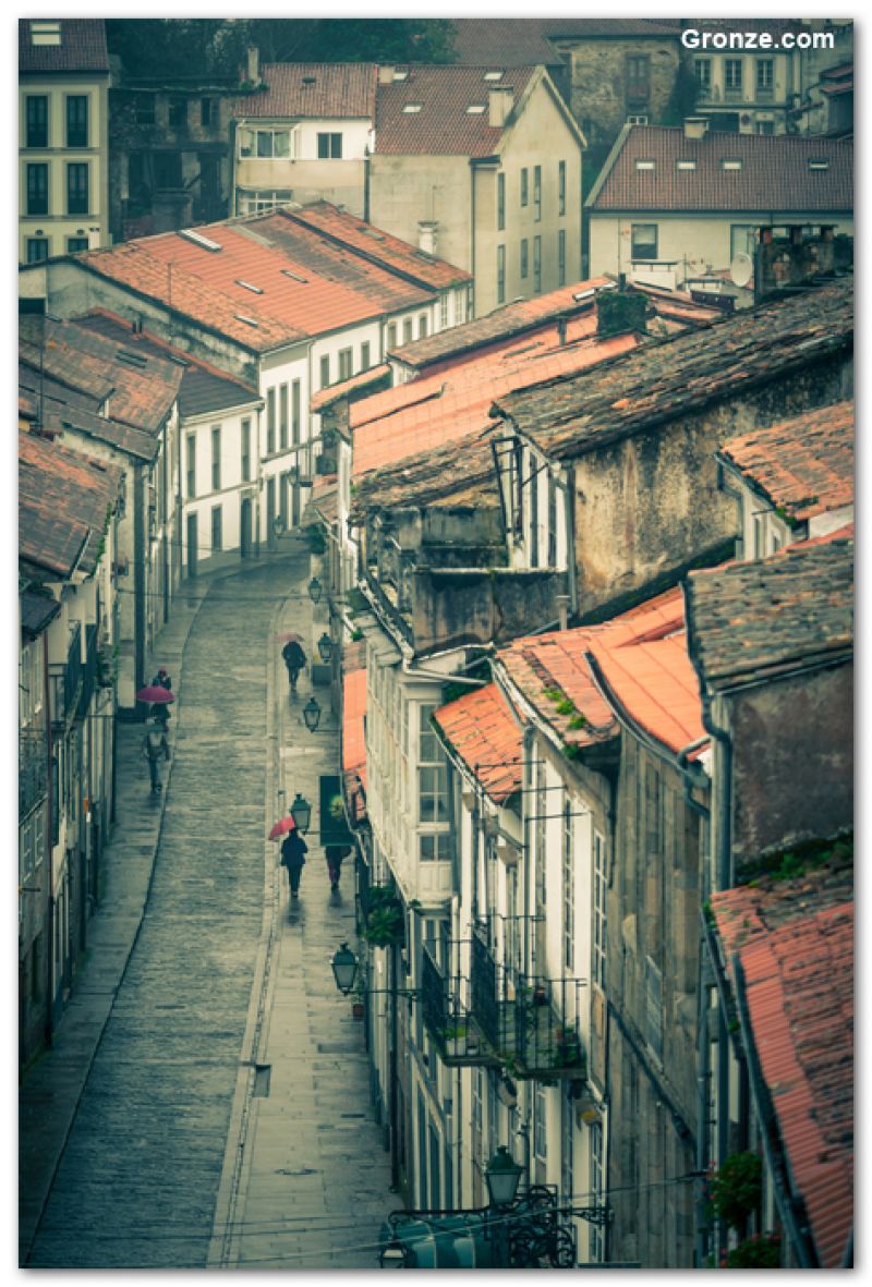 Llueve en Santiago