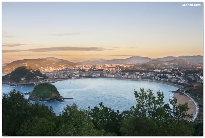 San Sebastián desde el Monte Igueldo, Camino del Norte