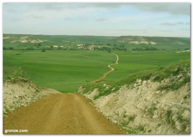 De camino a Hornillos del Camino, en primavera