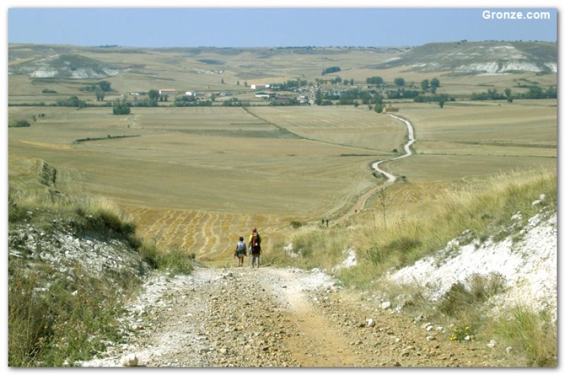 De camino a Hornillos del Camino, en otoño