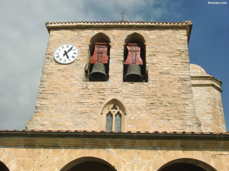 Campanario de la iglesia de Santa Eufemia, Tiebas