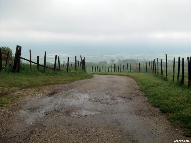 Hacia la llanura de Bièvre, de camino a Le Grand-Lemps